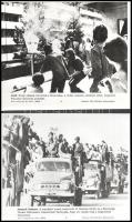 cca 1960-1970 MTI Külföldi Képszolgálatának 16 db fotója, benne spanyolországi, francia, kínai, szov...