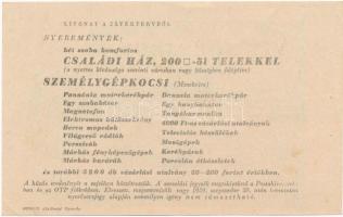 Budapest 1959. "VIT" sorsjegy 3,5Ft T:I-