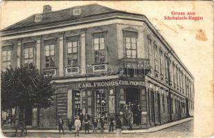 Szászrégen, Reghin; Carl Fronius üzlete és saját kiadása / shop of Carl Fronius (fl)