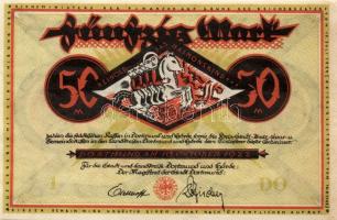 Német Birodalom/Weimari Köztársaság/Dortmund und Hörde 1922.10.10. 25M (5x) mind klf + 50M (4x) mind...