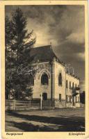 1941 Borgóprund, Prundu Bargaului; Községháza / town hall (ragasztónyom / glue mark)