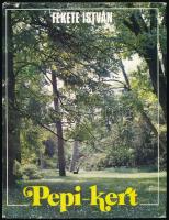 Fekete István: Pepi-kert. A Szarvasi Arborétum Története és leírása. Ajka, 1989, Fekete István Irodalmi Társaság. Második kiadás. Kiadói egészvászon-kötés, kiadói papír védőborítóban, jó állapotban. Számozott, 182. számú példány.