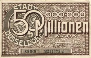 Német Birodalom/Weimari Köztársaság/Düsseldorf 1923.9.25. 50.000.000M T:II/III