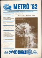 Metró 82 - a Metró építésére szocialista szerződést kötött vállalatok lapjának száma