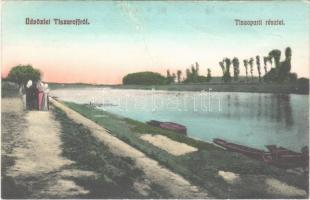 Tiszaroff, Tisza part, csónakok (EK)