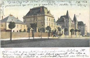 1912 Temesvár, Timisoara; Józsefvárosi pályaudvar / Iosefin railway station (szakadás / tear)