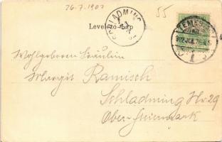 1902 Temesvár, Timisoara; Józsefvárosi pályaudvar / Iosefin railway station (gyűrődés / crease)