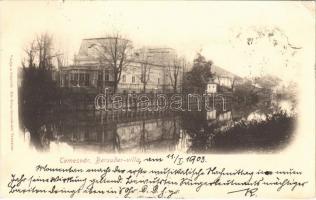 1903 Temesvár, Timisoara; Bersuder villa. Polatsek kiadása / villa (EK)