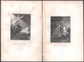 14 db különféle illusztráció, acélmetszetek, (In: Oeuvres Completes de Voltaire Tome Deuxiéme. Paris...