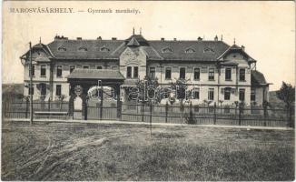 1910 Marosvásárhely, Targu Mures; Gyermekmenhely. 4752. Porjes S. Sándor kiadása / orphanage (r)
