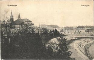 1910 Komárom, Komárno; Duna-part. L. H. Pannonia / Danube riverbank (EK)