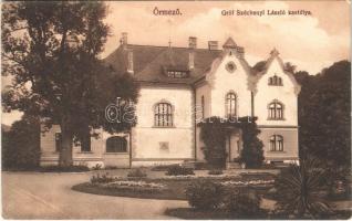 1914 Őrmező, Strázske; Gróf Széchenyi László várkastélya / castle (EK)
