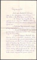 1939 gr. Markovich Kálmán altábornagy kézzel írott végrendelete