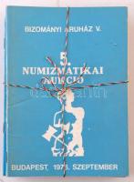 1978-1991. BÁV Numizmatikai árverési katalógus 12 kötete használt állapotban