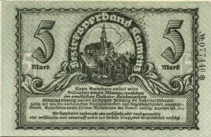 Német Birodalom/Weimari Köztársaság/Kamenz 1918.11.15. 5M T:I- Kis sarokhiba