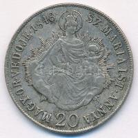 1848KB 20kr Ag "V. Ferdinánd" T:2- patina
Adamo B5