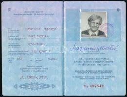 1989 Magyar Népköztársaság útlevele, kanadai vízummal