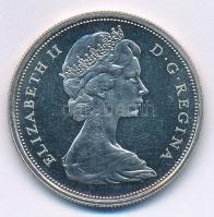 Kanada 1965. 50c Ag "II. Erzsébet" T:2 Canada 1965. 50 Cents Ag "Elizabeth II" C:XF Krause KM# 63