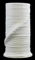 Herendi csavart formájú váza, fehér mázas, hibátlan, jelzett, m:20 cm