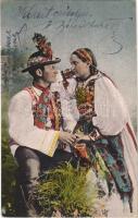 1925 Erdélyi szász népviselet / Transylvanian Saxon folklore / Volkstracht der Sachsen in Siebenbürgen