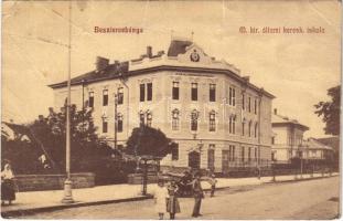 1907 Besztercebánya, Banská Bystrica; M. kir. állami kereskedelmi iskola. W. L. 524. / trade school (fa)
