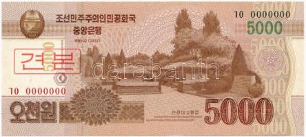 Észak-Korea 2013. 5000W MINTA T:I North Korea 2013. 5000 Won SPECIMEN C.UNC