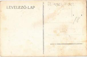 1908 Szinyelipóc, Lipovce; Kirándulók csoportképe a Lipóc-völgyben / group of hikers in the valley. ...