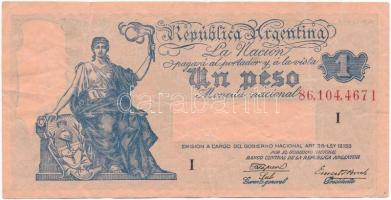 Argentína 1935. 1P T:III  Argentina 1935. 1 Peso C:F Krause#251