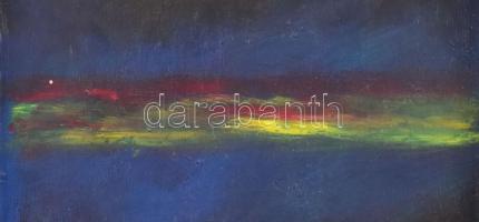 FET jelzéssel: Az ég alja. Olaj, vászon. 30x30 cm