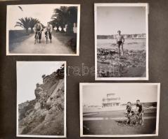 1917-1950 2 db családi fotóalbum, külföldi és hazai nyaralások képeivel, vegyes méretben