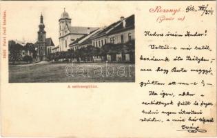 1900 Rozsnyó, Roznava (Gömör); székesegyház. Falvi Jenő 13422. / cathedral (fl)