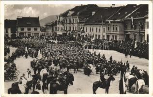 1938 Rozsnyó, Roznava; bevonulás / entry of the Hungarian troops (fl)