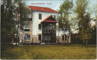 1918 Balatonföldvár, Josette villa. Gerendai Gyula 12. sz. 1917.