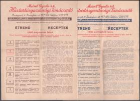 1941-1942 Meinl Gyula Rt. Háztartásgazdasági Tanácsadó c. újság 7 db száma