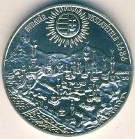 1986. 500Ft Ag "Buda visszafoglalása" T:BU