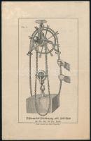 C.E. Ziegler Pest német nyelvű műszaki, emelőcsiga illusztrált árjegyzék. 1869 körül. Légrády Testvé...