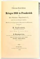 Bogdanowitsch, Modest Iwanowitsch:  Geschichte des Krieges 1814 in Frankreich 2. Band Leipzig 1866. Schlicke. Korabeli félbőr kötésben, jó állapotban. 412p. térkép nélkül.
