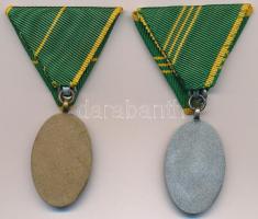 1992. "Vám és Pénzügyőr Szolgálati Érem" 10 és 20 év után, Br és ezüstpatinázott Br kitünt...