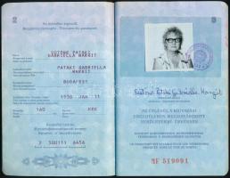 1988 Magyar Népköztársaség világútlevél, török vízumokkal