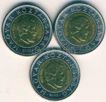 2002. 100Ft "Kossuth" (3x) T:2
