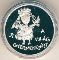 1998. 2000Ft Ag "UNICEF-A világ gyermekei" T:PP Díszdobozban, tanúsítvánnyal!