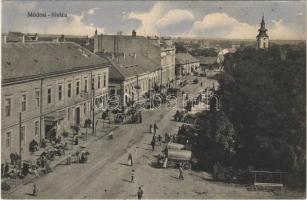 1914 Módos, Jasa Tomic; Fő utca, piac, szálloda / main street, market, hotel + MODOS P.U.