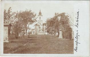 1911 Szentfülöp, Backi Gracac, Filipsdorf; kálvária, templom / Calvary church. photo