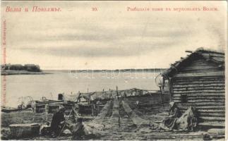 Povolzhye, Volga Region; Russian folklore, fishermen, fishing nets (EK)