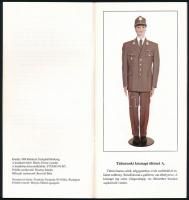 1991 Tájékoztató a Magyar Honvédség nemzeti hagyományokat tükröző öltözeti rendszeréről és az új had...