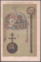 cca 1893 össz. 7 db magyar nemzeti, történelmi témájú nyomat a Pallas Nagy Lexikonából: A magyar vis...