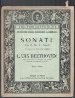 Beethoven: Sonate Op.2., Op. 119., Op. 49, 4 db kotta