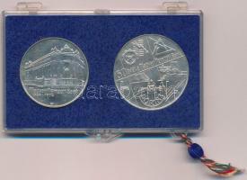 1974. 50Ft Ag "50 éves az MNB" + 100Ft Ag "50 éves az MNB" eredeti, plombált &qu...