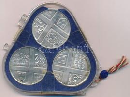 1977. 200Ft Ag (3xklf) "Magyar festők II. / Csontváry, Mányoki, Rippl-Rónai" eredeti, plom...