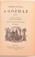 Verne Gyula: A gőzház. Ford.: Szász Károly. Bp., én.,Franlin, 356 p. Oldalszámozáson belül egészolda...